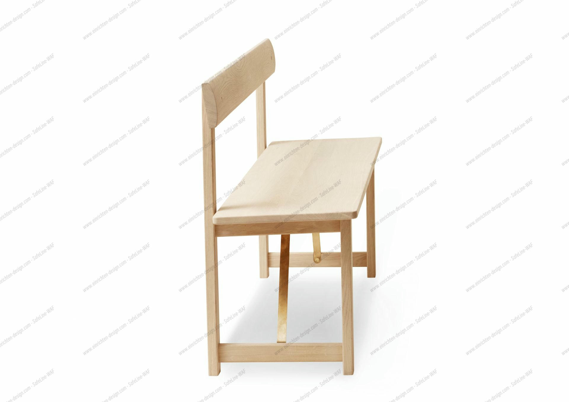 Position Bench Oak white oiled Form & Refine