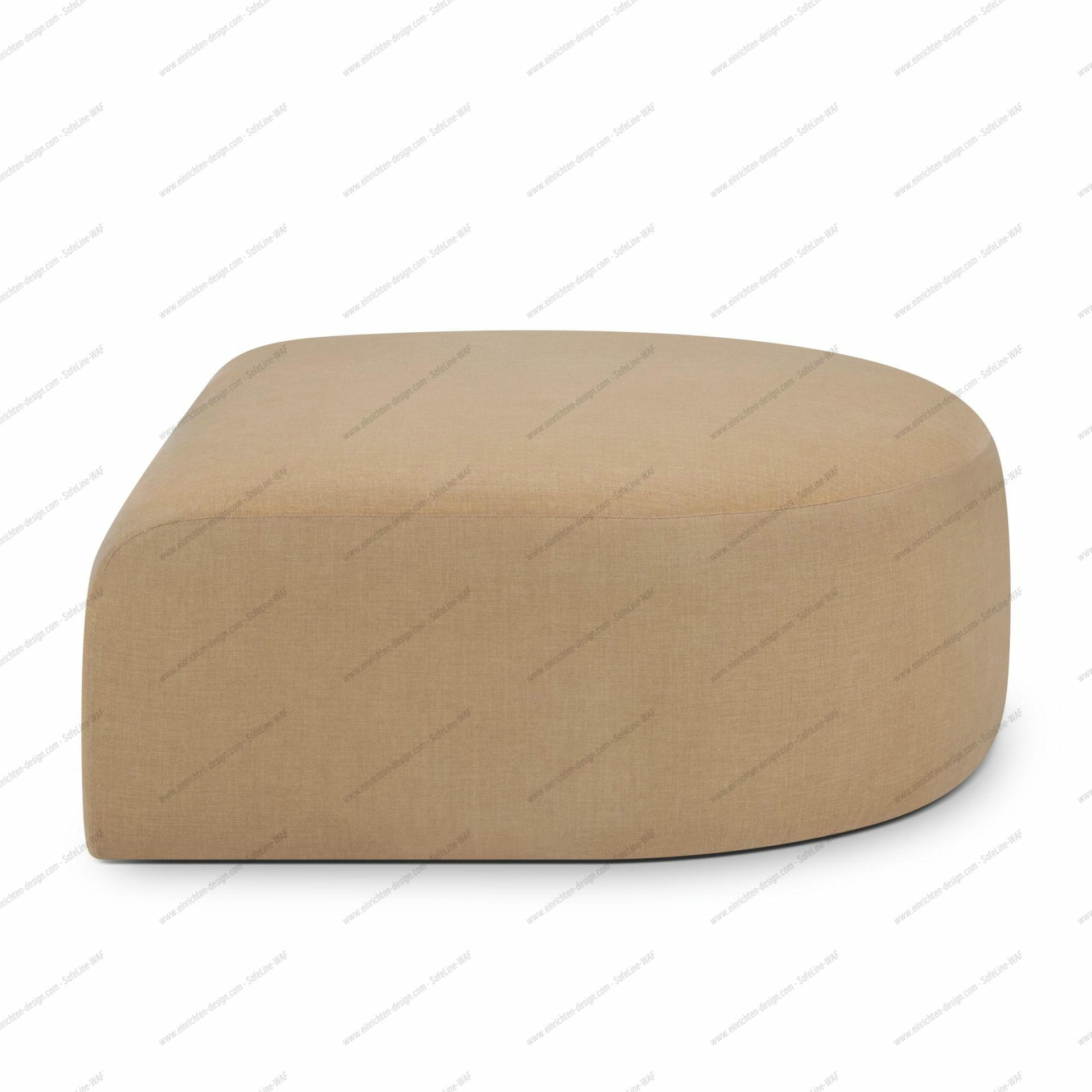Bulky half-round stool Light Sepia Ethnicraft