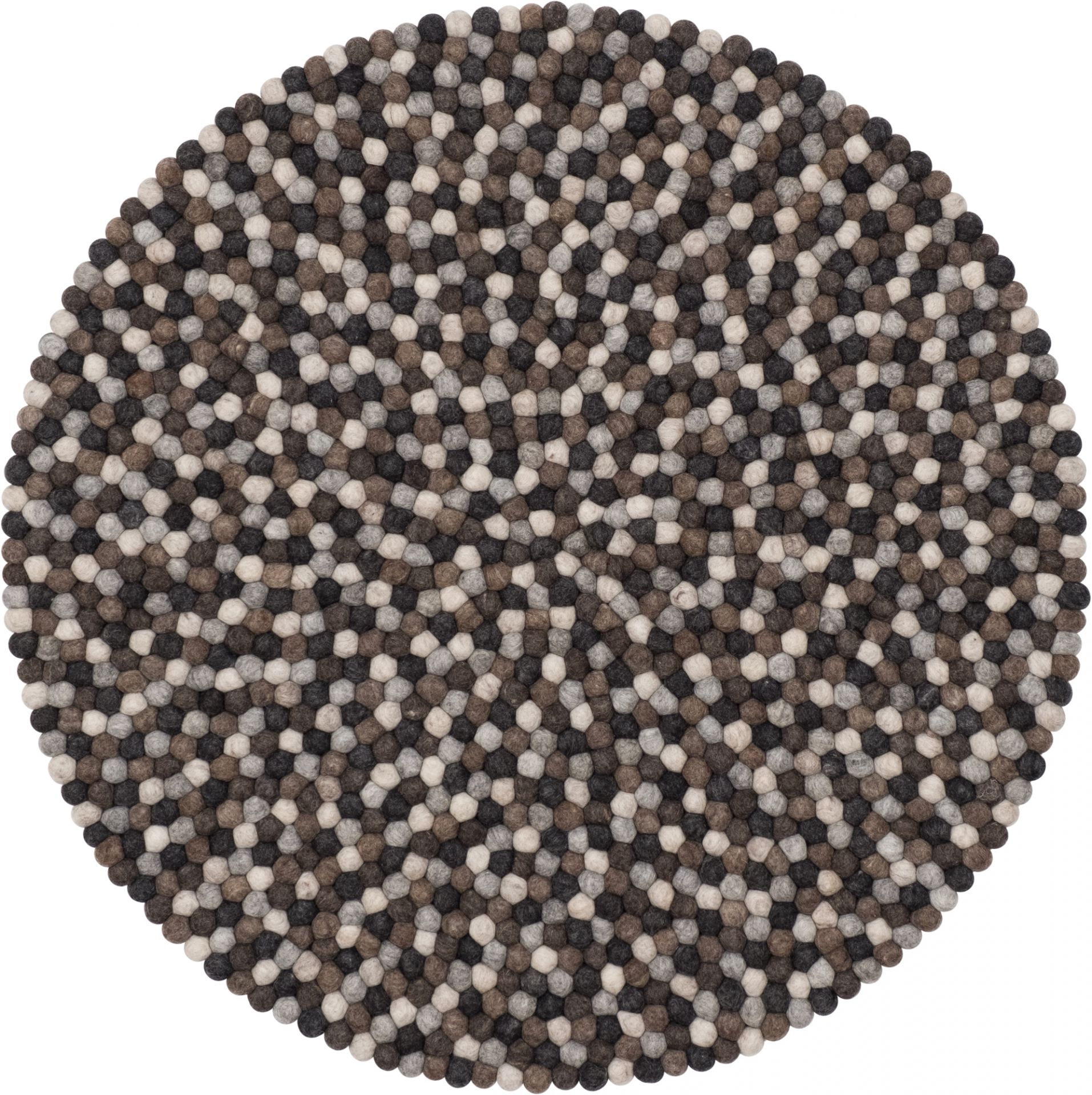 Felt ball Carpet round 140 cm myfelt