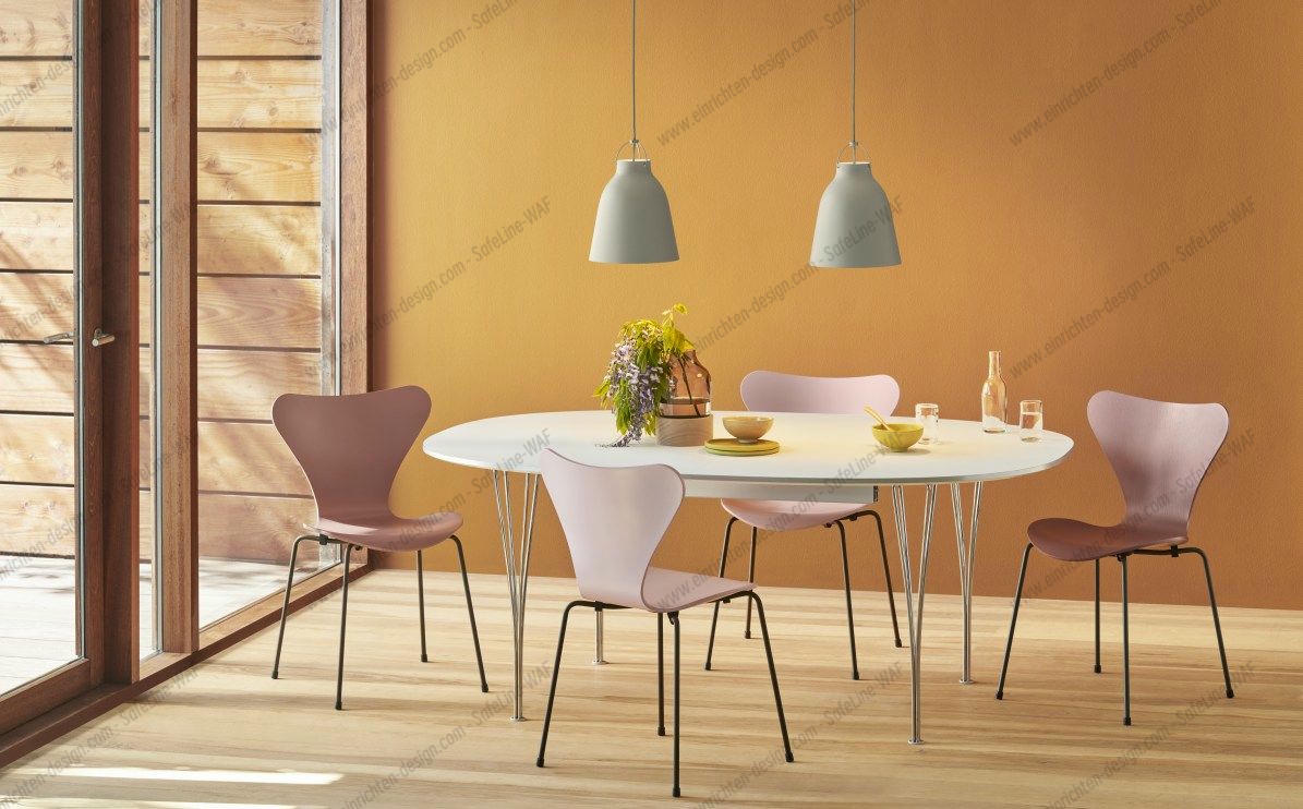 Fritz Hansen Super Elliptical table series