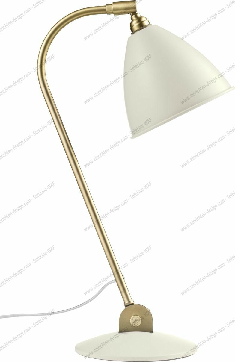 Bestlite BL 2 Table lamp White / Brass Gubi Bestlite BL 2 Table lamp White / Brass Gubi