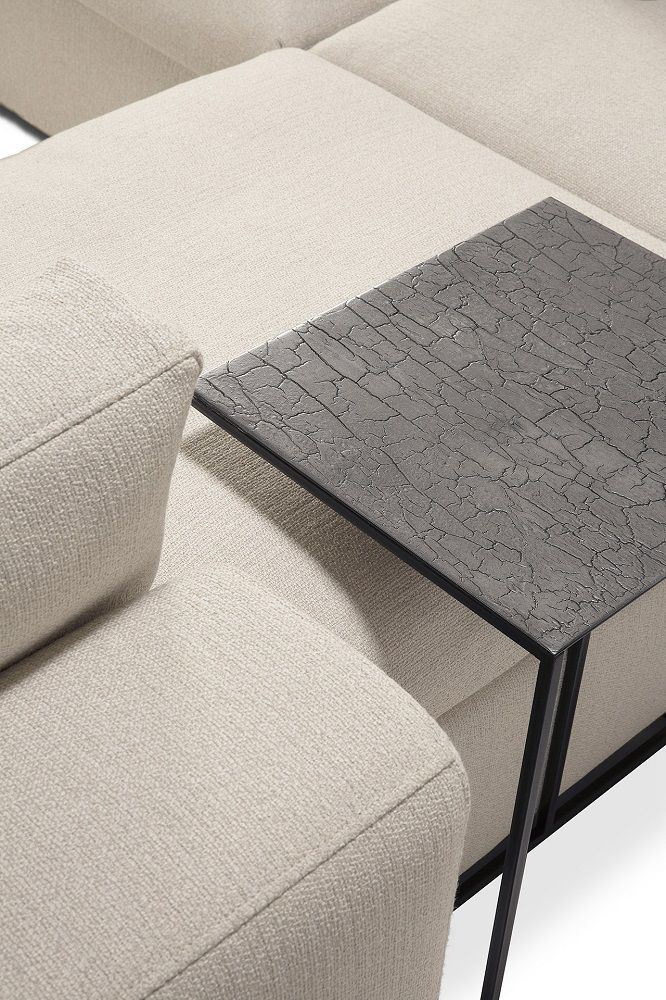 Mellow Sofa Off White Eco Fabric - left armrest Ethnicraft