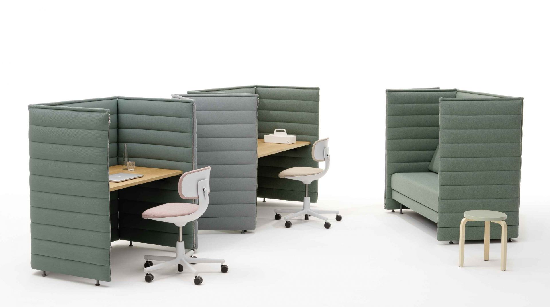 Alcove Plus Desk Medium Desk Vitra