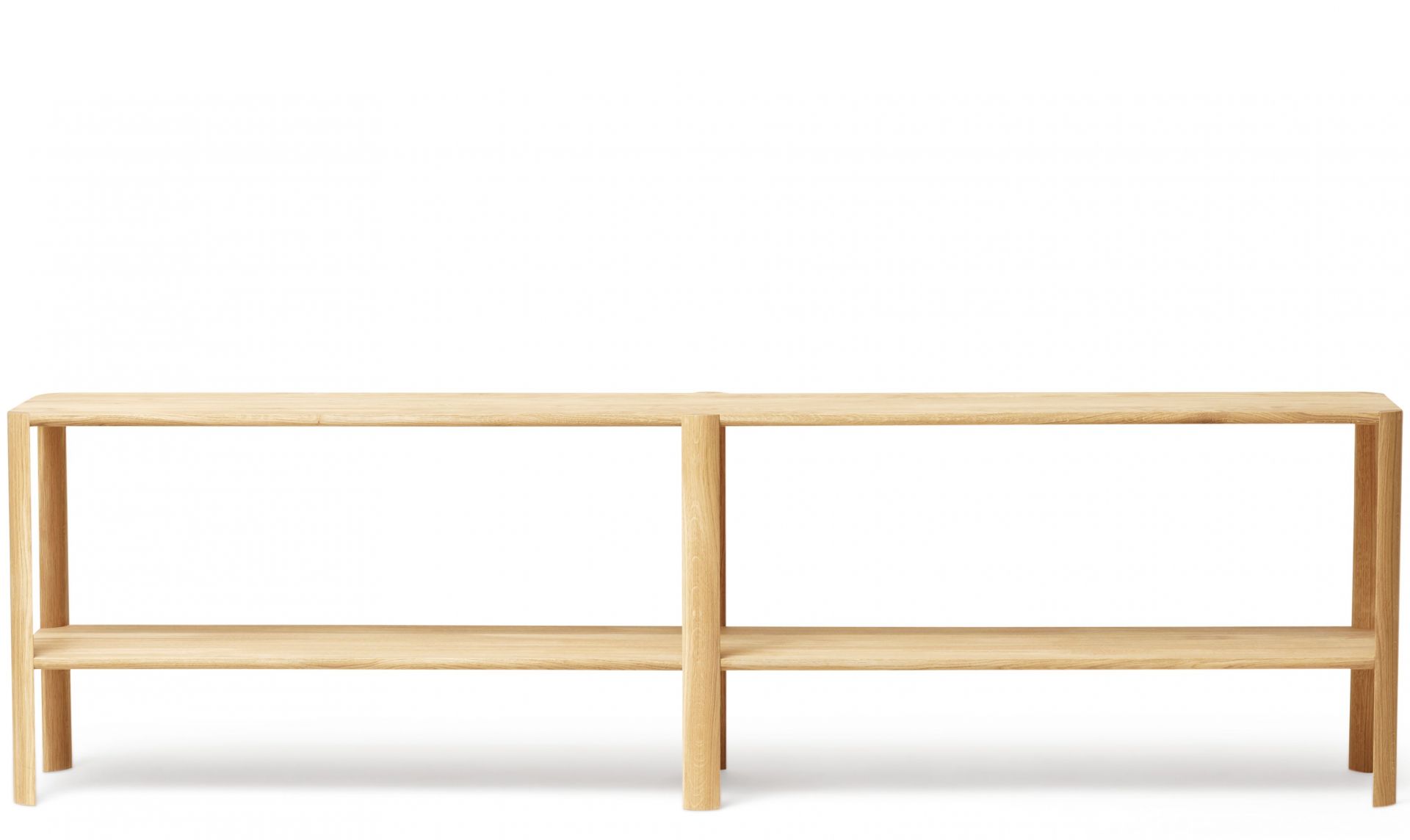 Leaf Shelf 2x2 Oak white oiled Form & Refine
