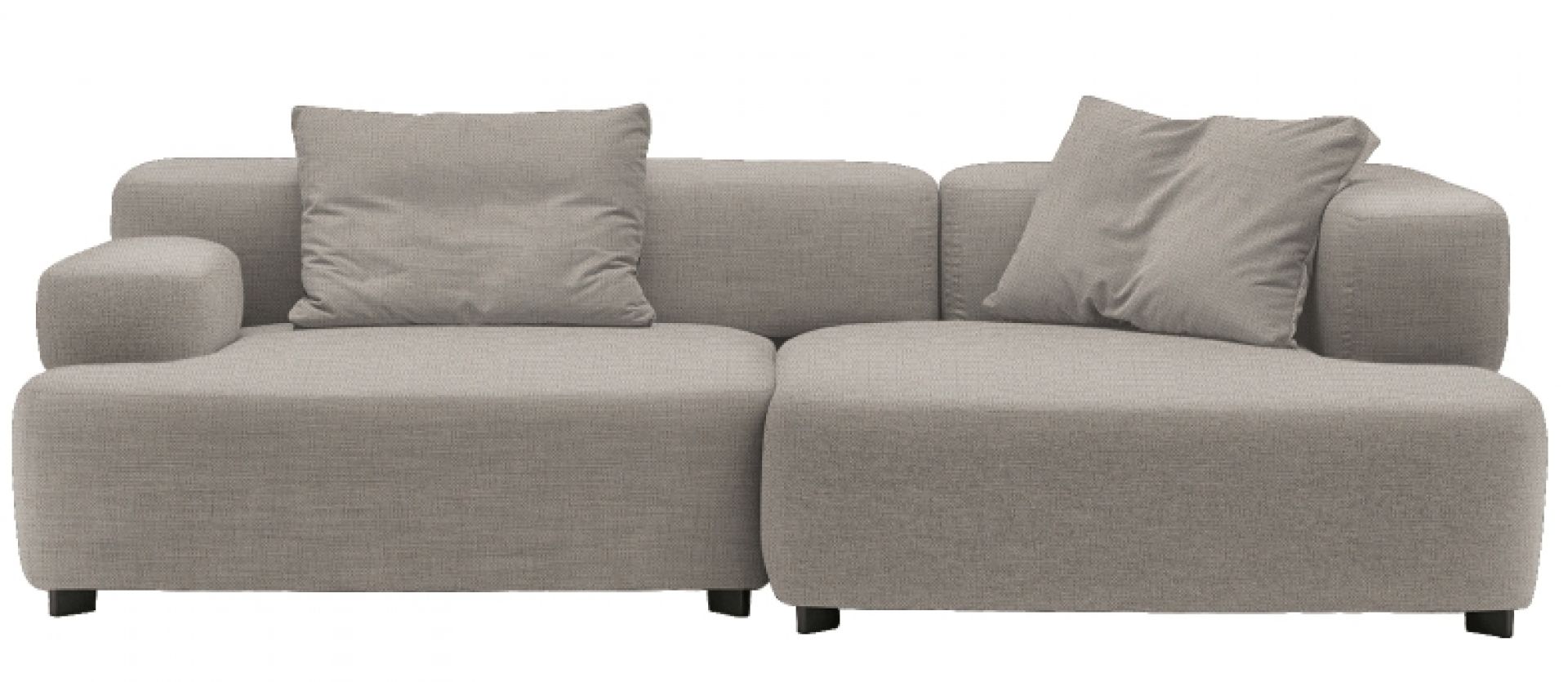 Alphabet 3-Seater Sofa Armrest right Fritz Hansen