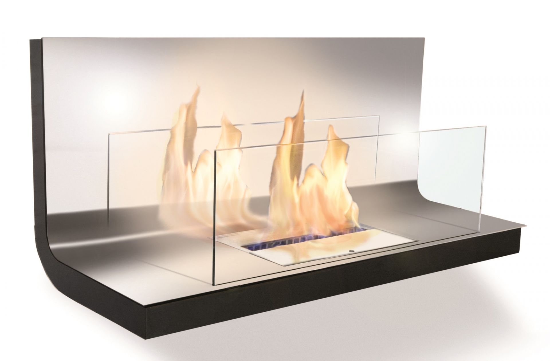 Wall Flame 1 Ethanol Fireplace Radius