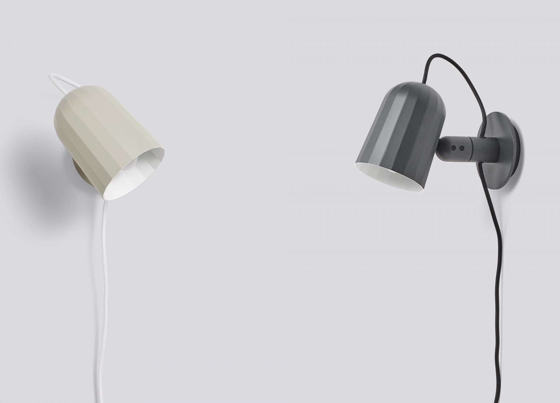 Noc Wall Wall Lamp DARK GRAY Hay SINGLE PIECES