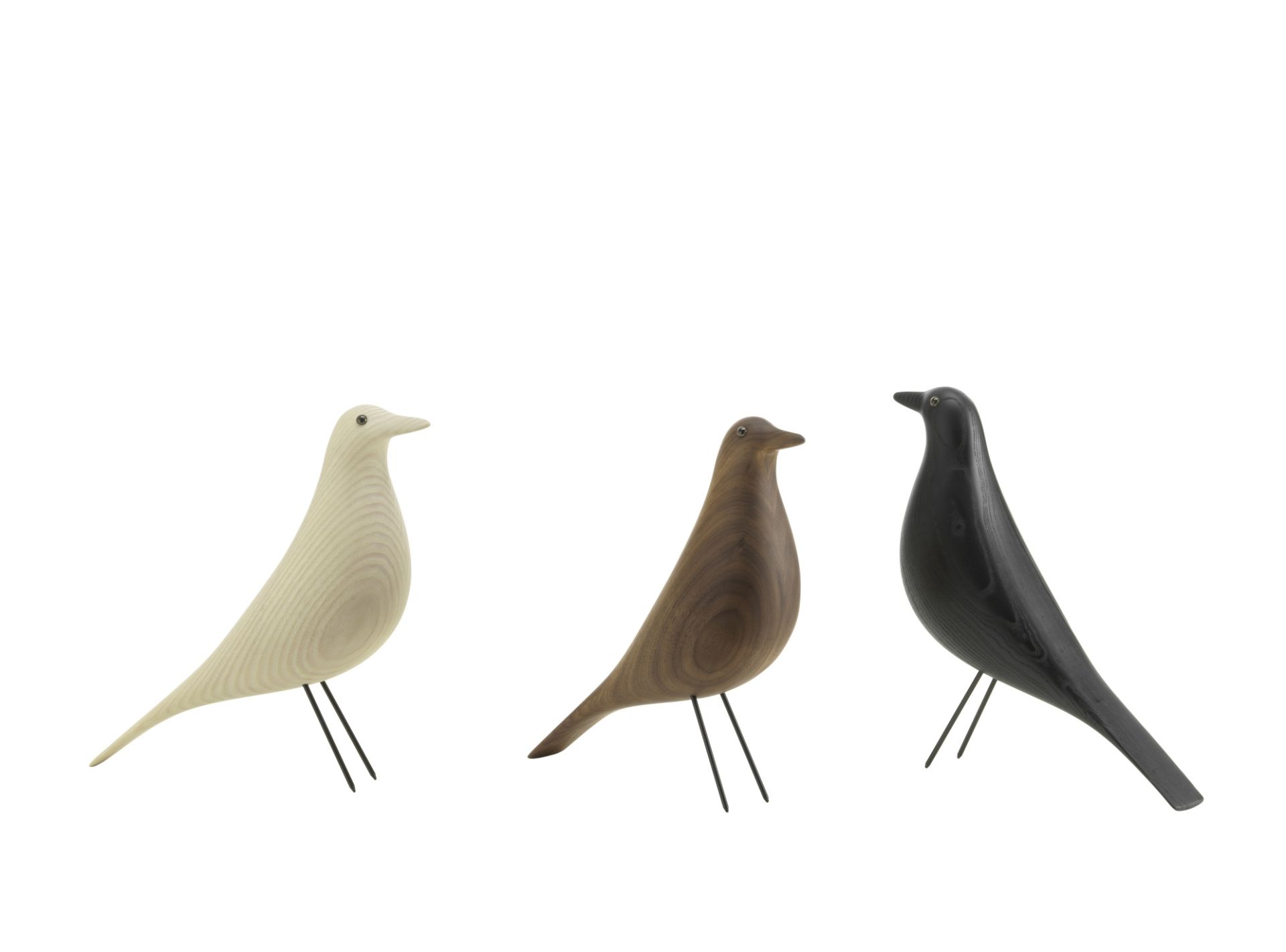 Eames House Bird sculpture white oiled ash Vitra