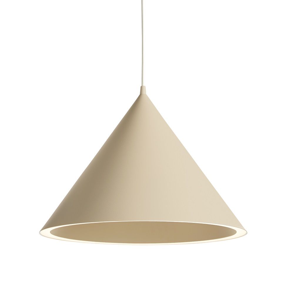 Annular Pendant Light L Woud Beige Annular Pendant Light L Woud Beige