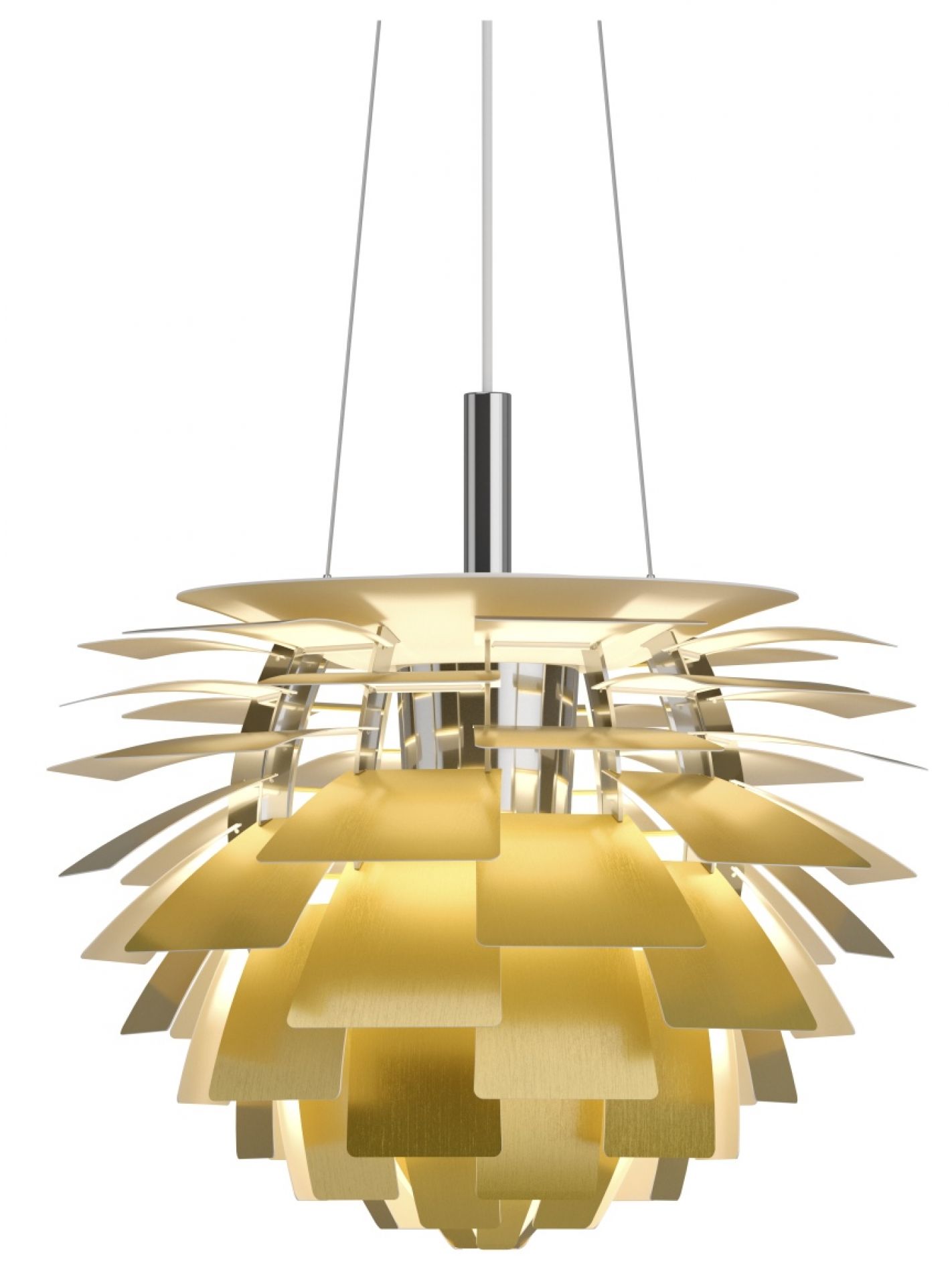 PH Artichoke Pendant lamp Brass or Copper Louis Poulsen