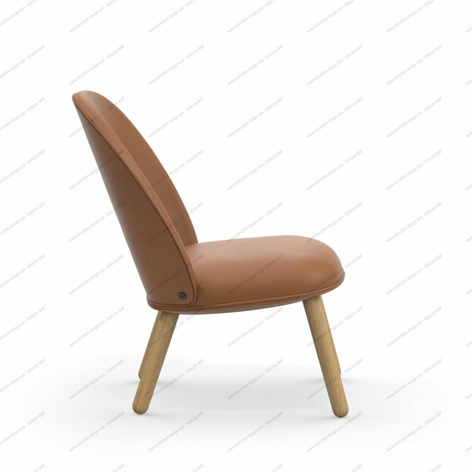 Ace Lounge Chair oak Normann Copenhagen Ultraleather