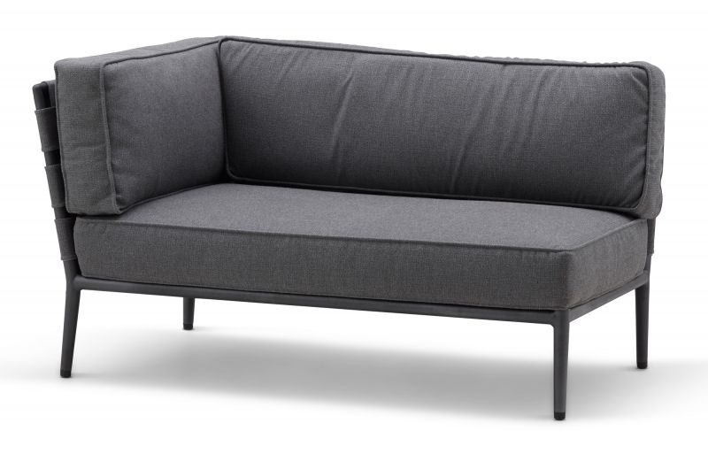 Conic Outdoor 2-seater modular sofa right Cane-Line
