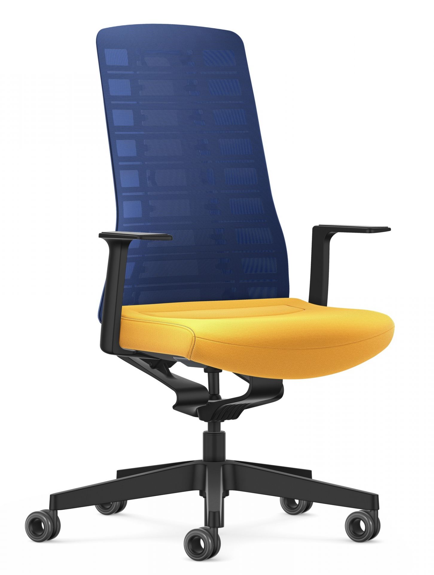 Pure Edition Active Office swivel chair Interstuhl Blue  - Yellow