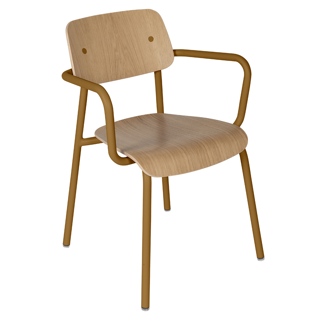 Study Bridge oak armchair Outdoor Fermob