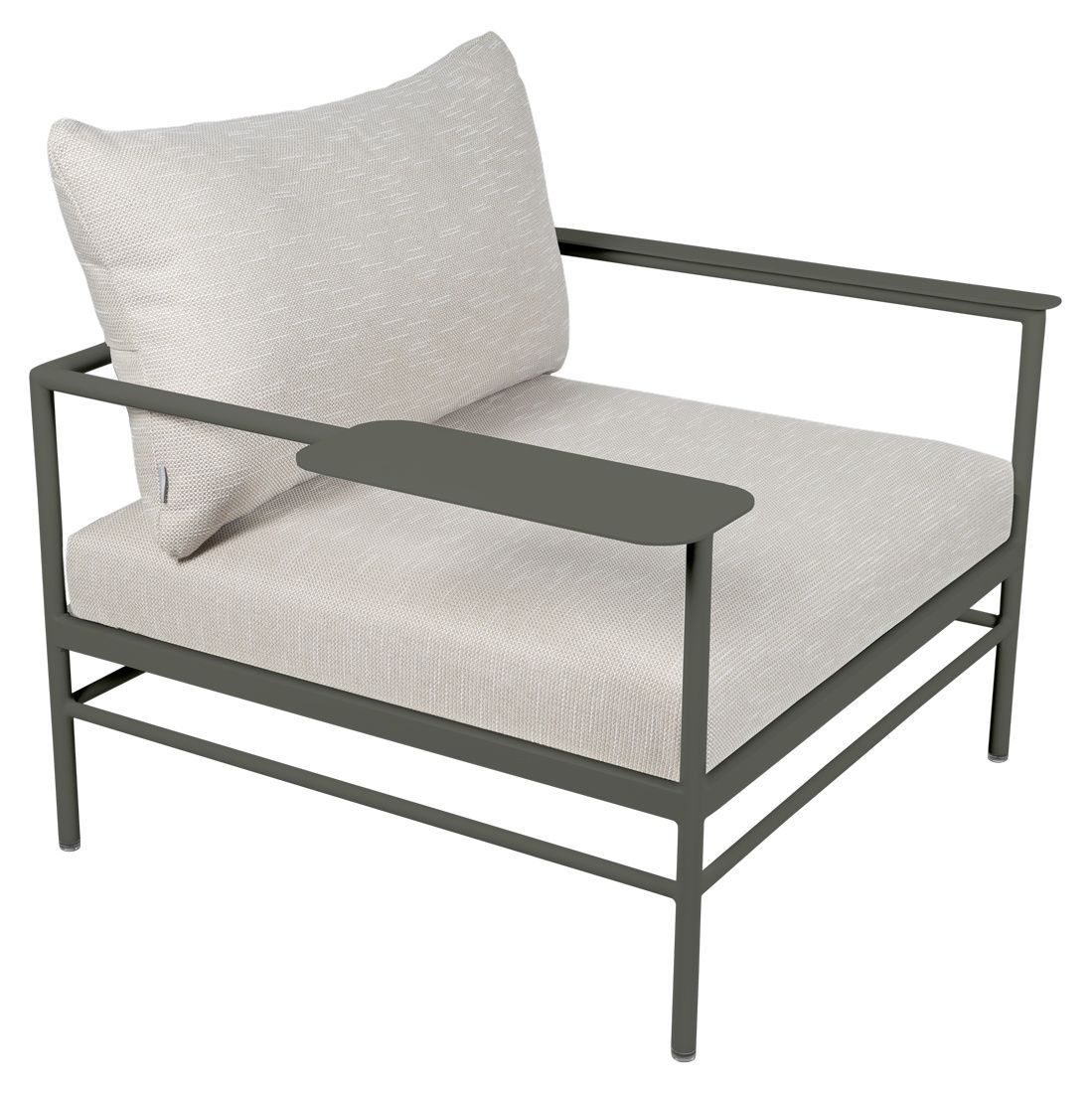 Rivage lounge chair with armrests Outdoor Fermob