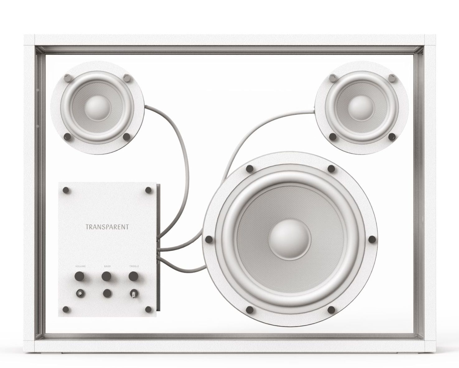 Transparent loudspeaker Transparent