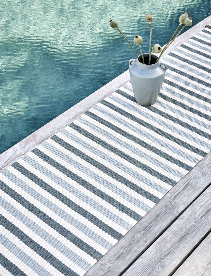 Teo Rug 230x320cm Denim Pappelina