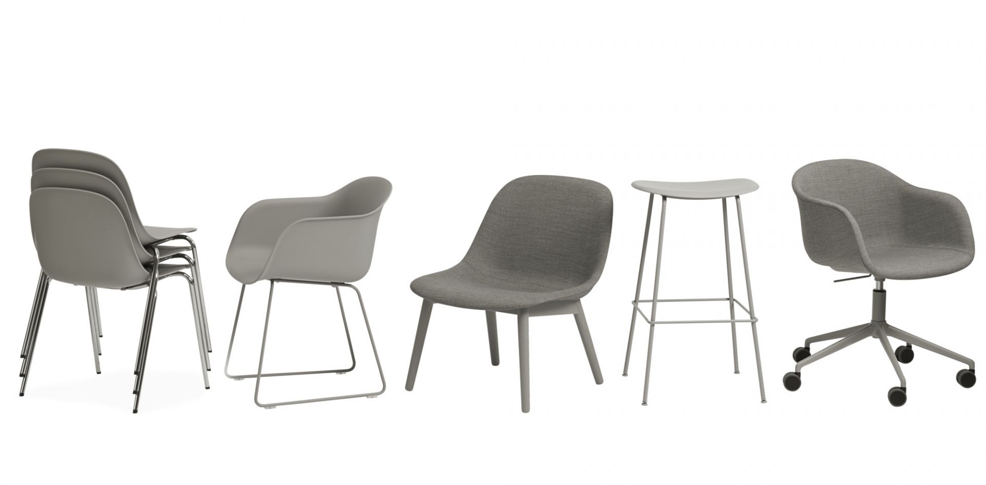 Fiber Armchair Sled Base Muuto