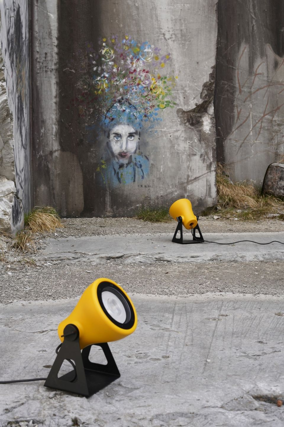 Mini Frog Outdoor lamp yellow Martinelli Luce