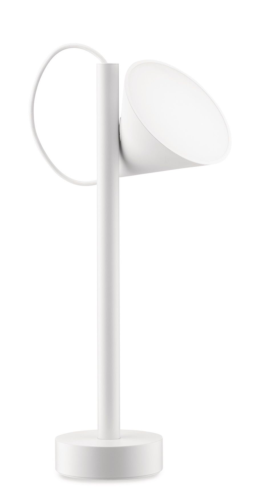 Tsumiki Portable battery light ME01 Alessi White