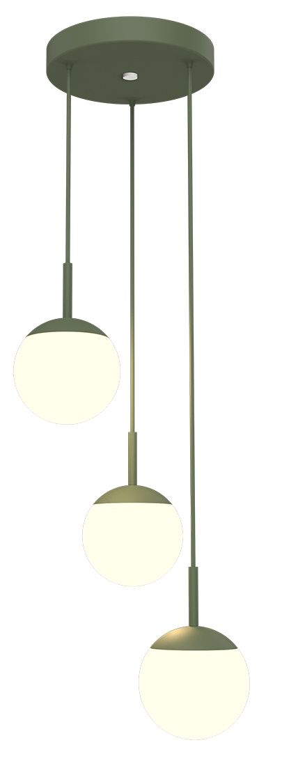 Mooon Triple Suspension Ø 15 cm pendant light Fermob Mooon Triple Suspension Ø 15 cm pendant light Fermob