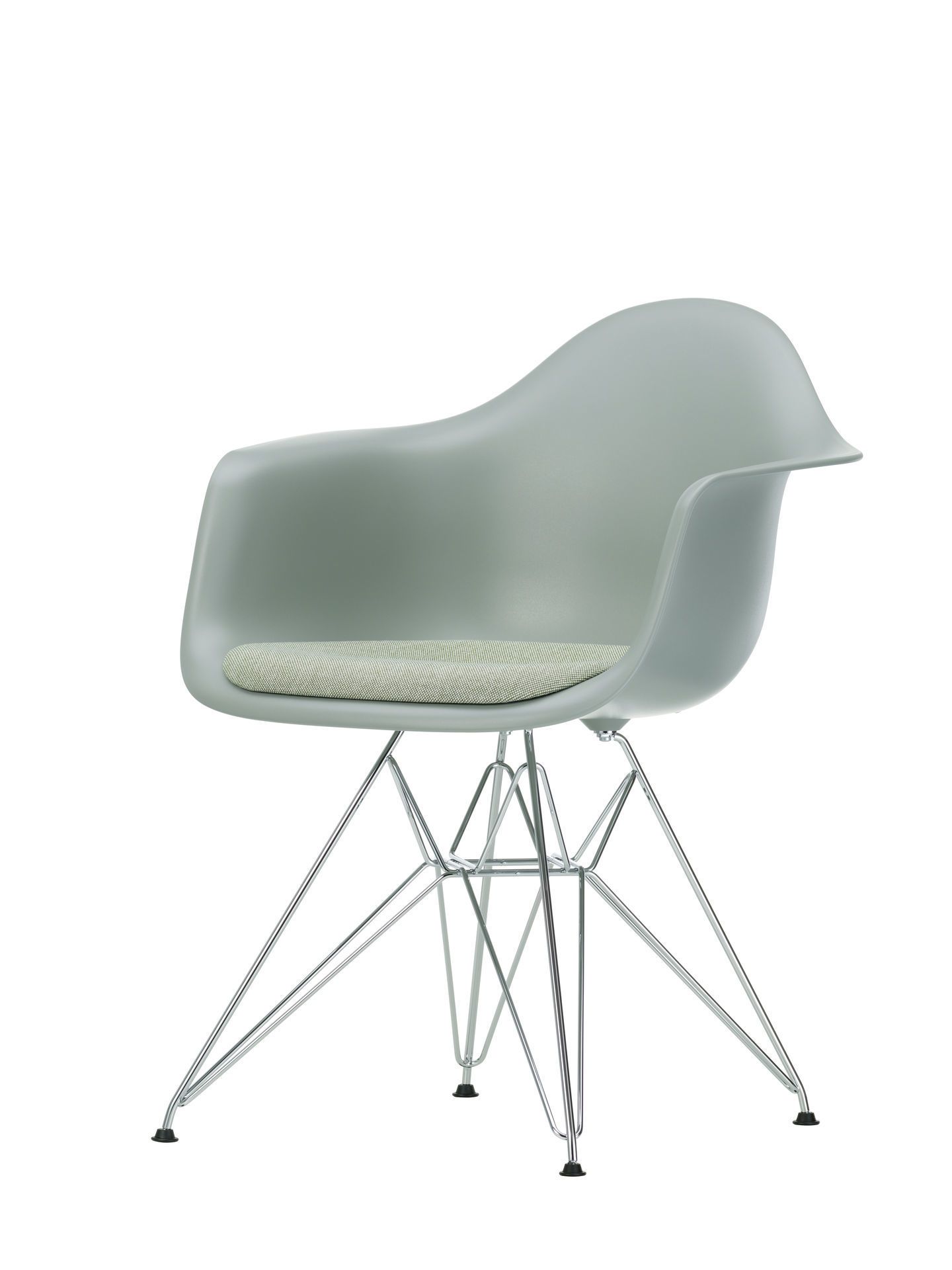 Eames Plastic Arm Chair DAR Chair with seat cushion Vitra