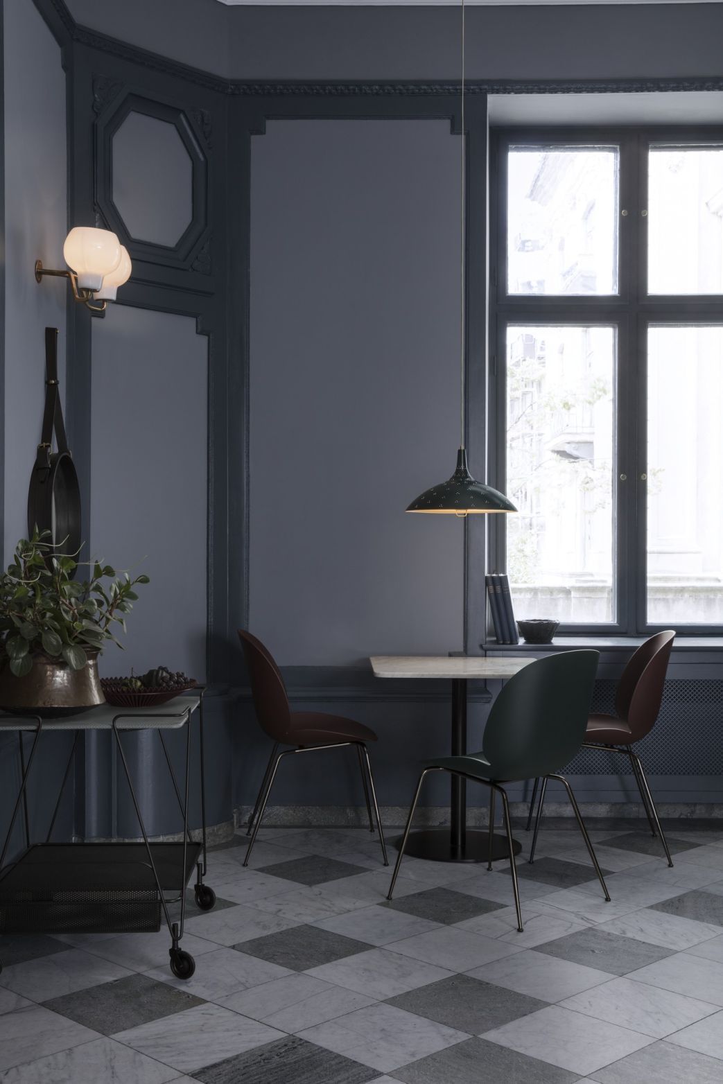 Beetle Chair Dining Chair Unupholstered Plastic Frame Gubi