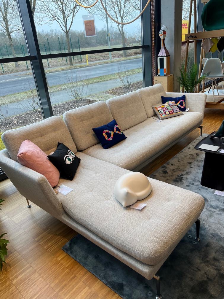 Suita Sofa 3 seater open with Suita Chaise Longue small Vitra EXHIBITION PIECE