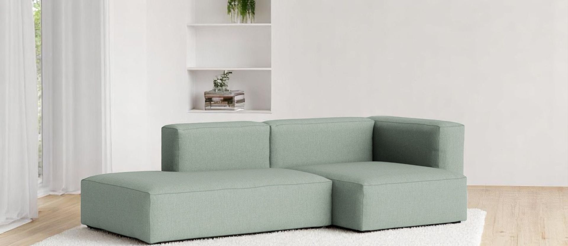 Mags Sofa 2.5-seater Combination 3 with armrest right Hay   