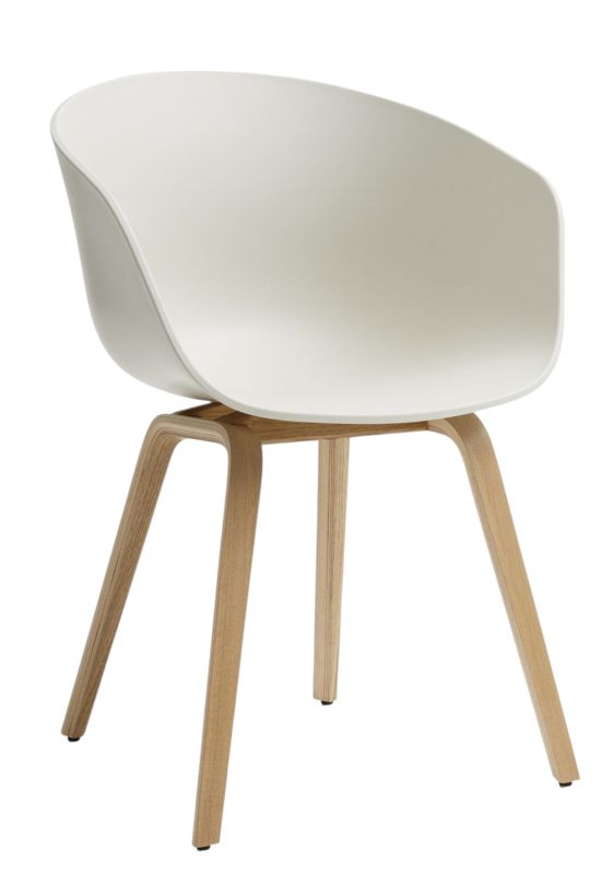 About A Chair AAC22 / AAC 22 Chair Preferred combinations OAK SOFT / MELANGE CREAM 2.0 Hay SINGLE PIECES