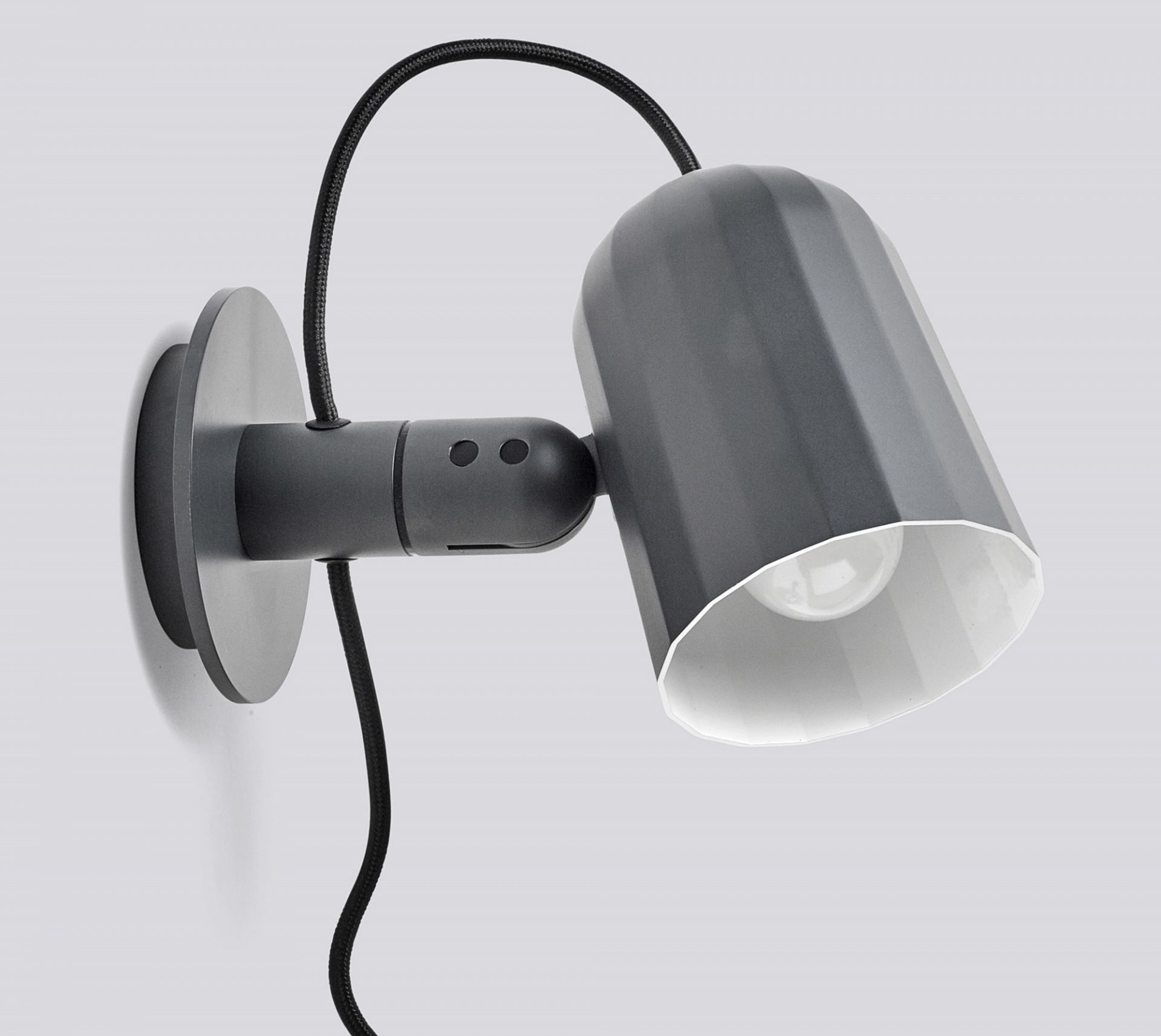 Noc Wall Wall Lamp DARK GRAY Hay SINGLE PIECES