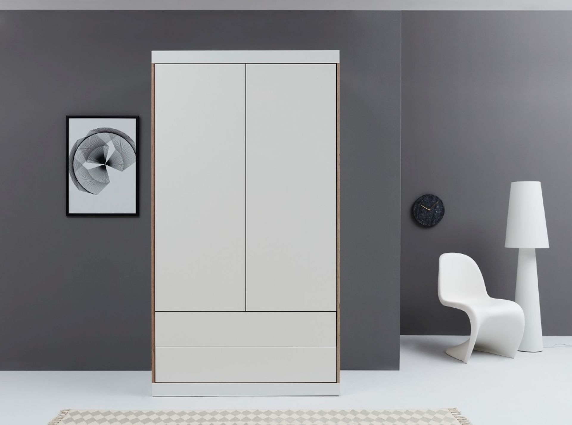 Flai Wardrobe with 2 Doors and 2 drawers Müller Möbelwerkstätten​