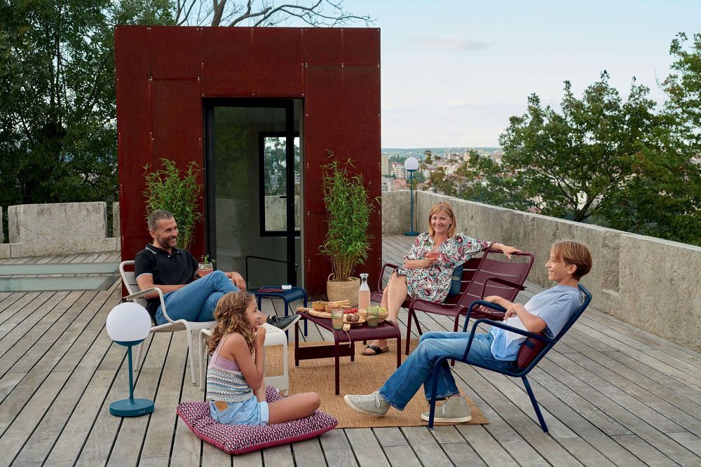 Luxembourg Large Low Table / Bench Outdoor Fermob Luxembourg Large Low Table / Bench Outdoor Fermob
