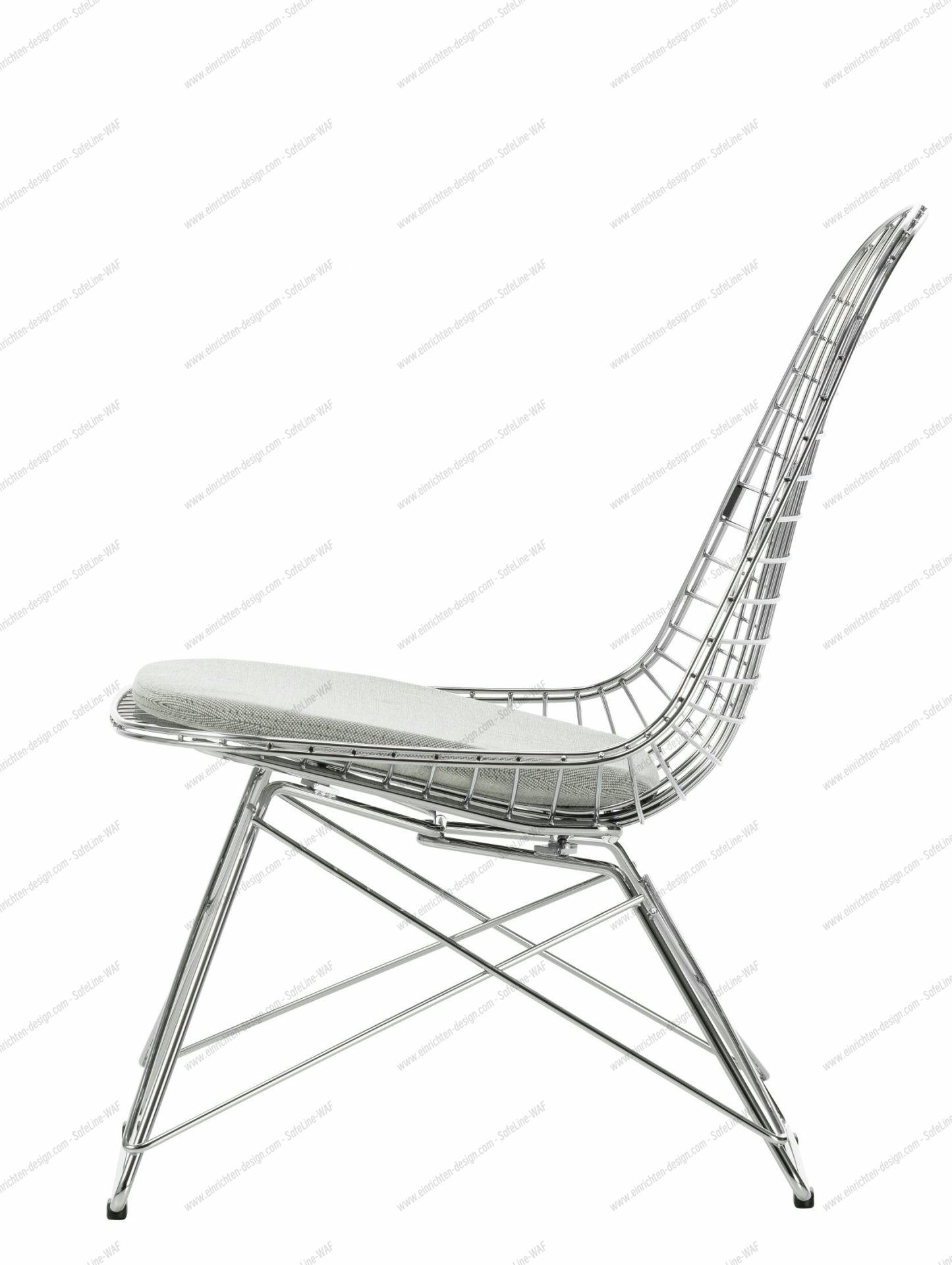 LKR-5 Wire Chair Chair with Seat Cushion Vitra