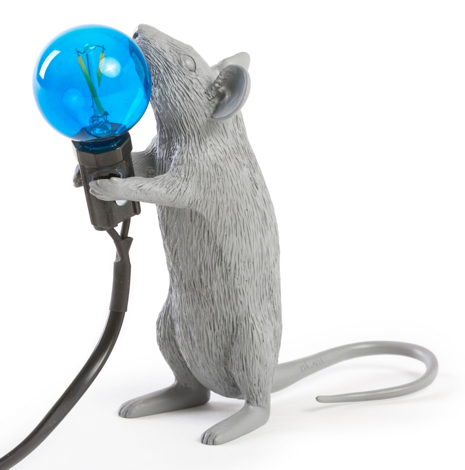 Mouse Lamp table lamp grey Seletti SINGLE PIECES