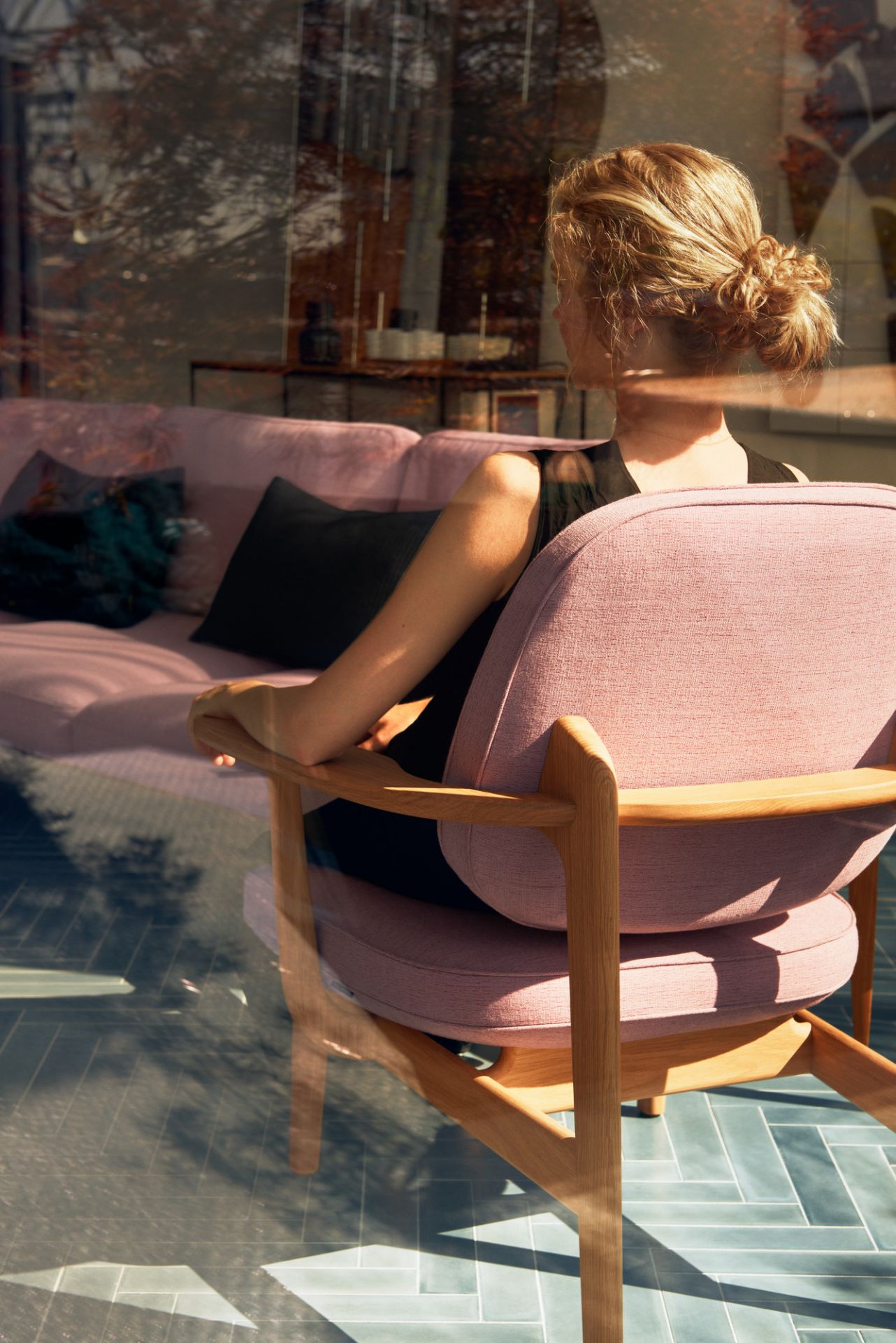 Fred Lounge Chair oak dark stained Fritz Hansen