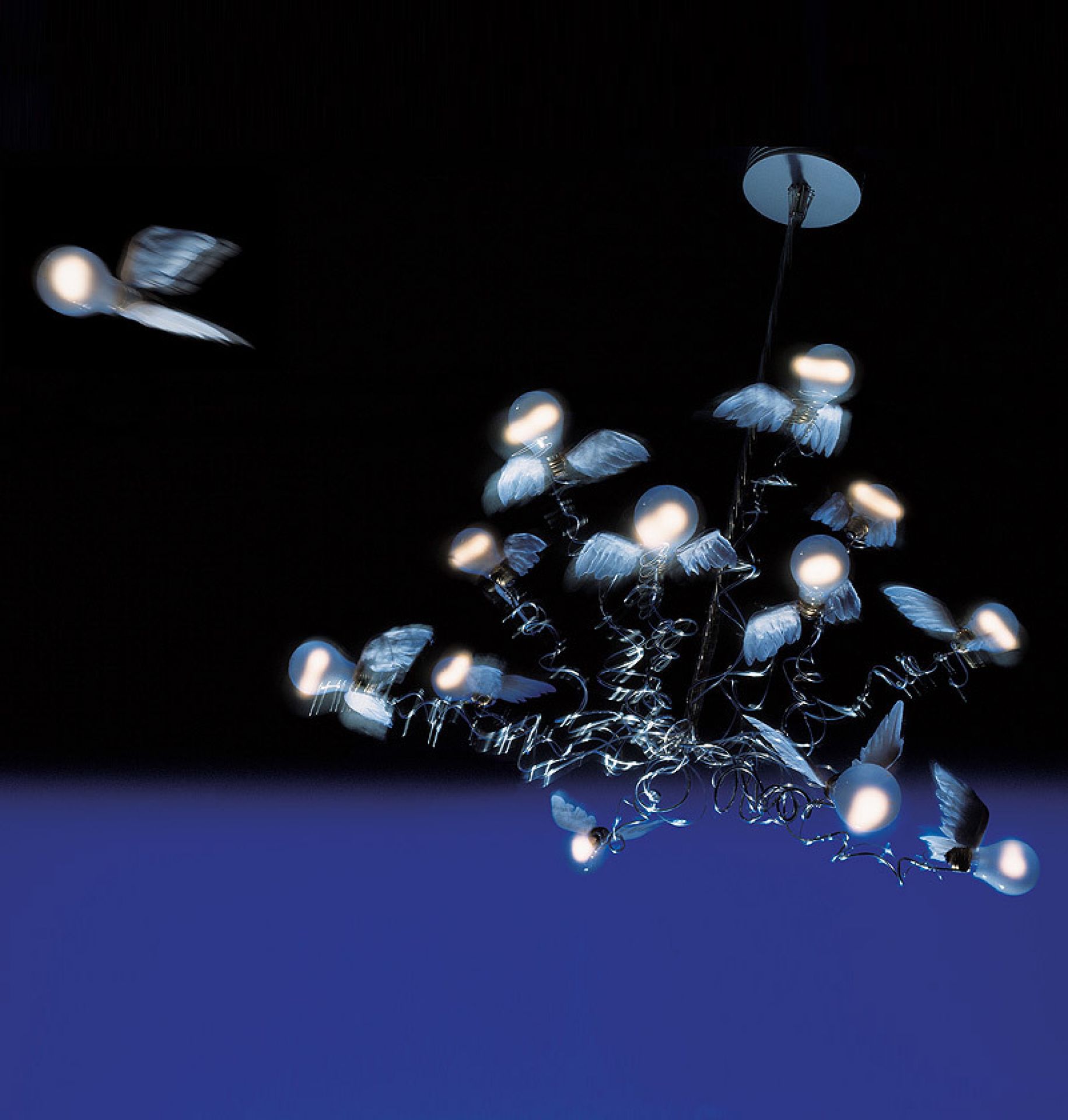 Birdie LED chandelier 220-240 V Ingo Maurer