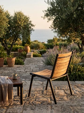 Pilotis Chair Teak Outdoor Fermob
