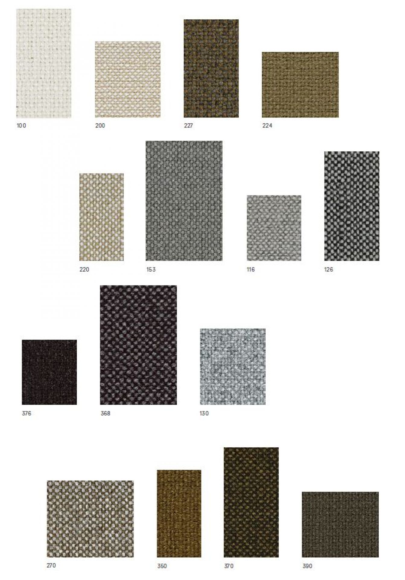 Fabric pattern card Hallingdal 65 Kvadrat