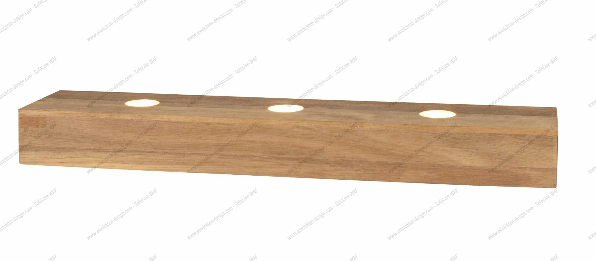 LED light strip / wooden strip 3 pieces for Poesielicht light houses and light cones wheels  