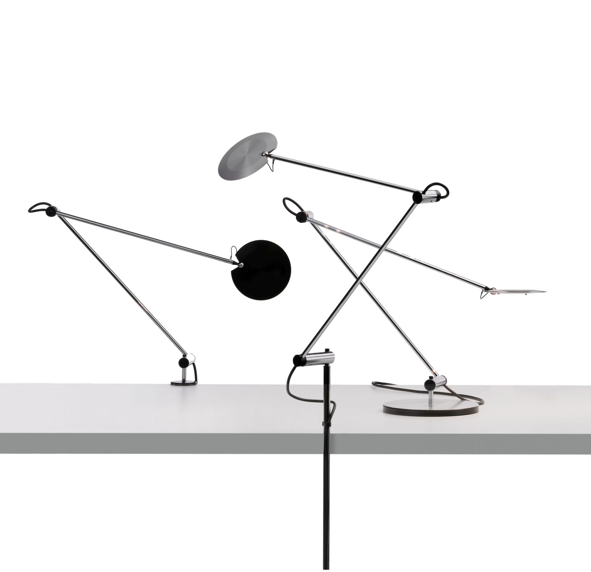 Pina LED table lamp to match USM Haller ball Baltensweiler