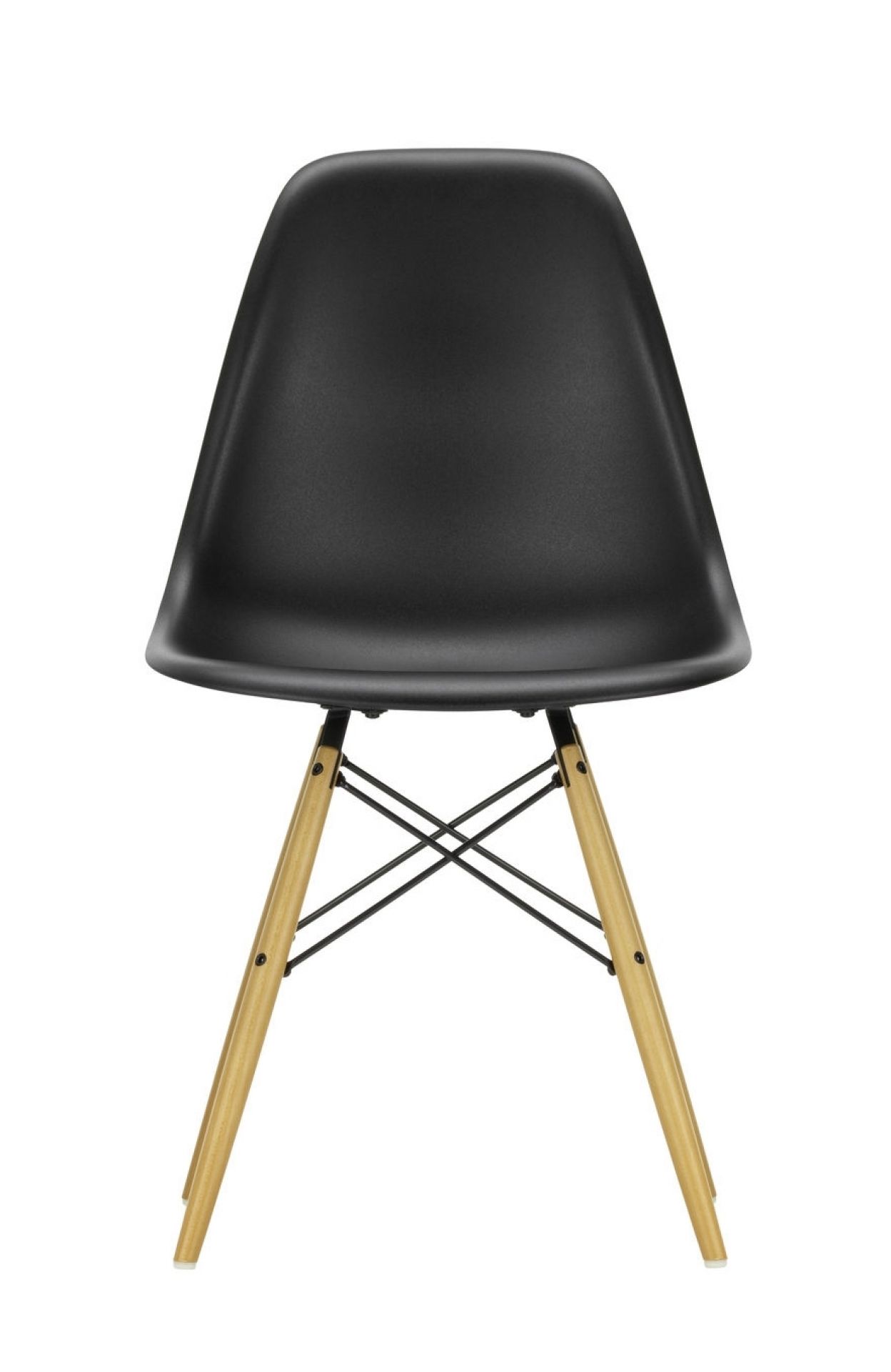 Eames Plastic Side Chair DSW Chair Vitra Maple dark - tender pink