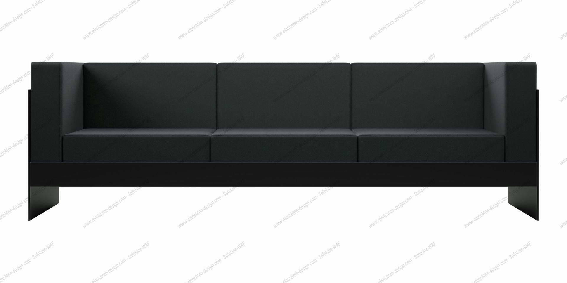 Standard Sofa 242x81x74 cm black New Tendency