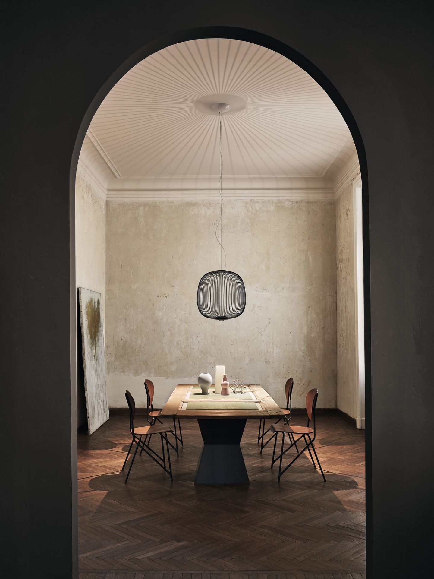 Spokes 2 LED Lampe de suspendue Foscarini white