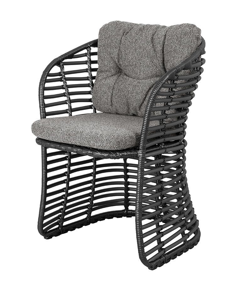 Basket Armchair Graphite Cane-Line