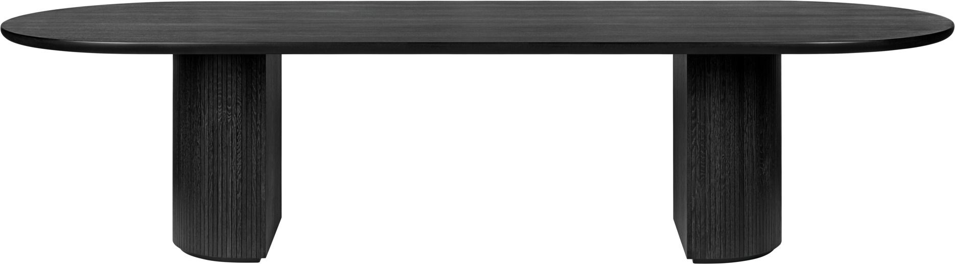 Moon dining table elliptical 298 Gubi