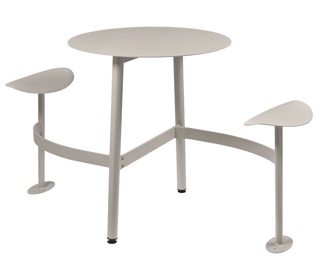 Bolder 2 Seater Table with Seats Outdoor Fermob Bolder 2 Seater Table with Seats Outdoor Fermob