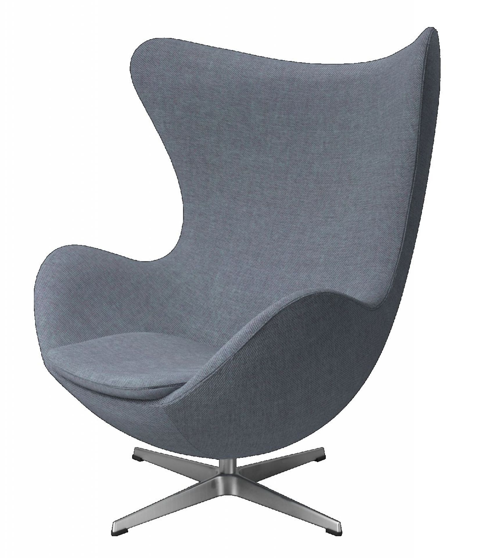 Egg Chair mit Re-wool Bezug in Lavendel, Designklassiker von Fritz Hansen, moderner Sessel.