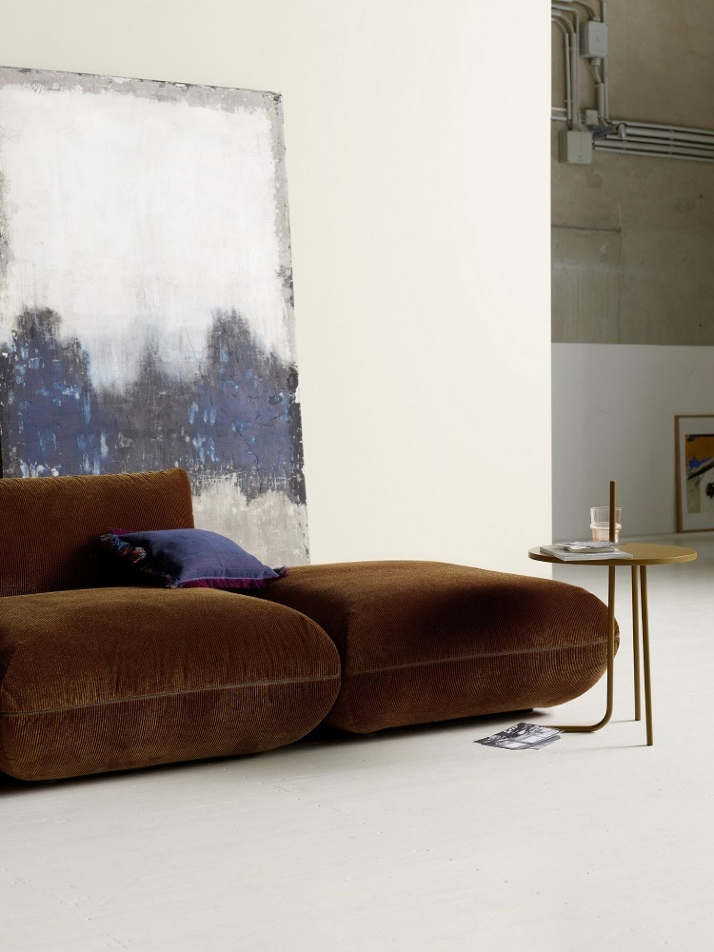 Jalis21 Sofa Fabric Cord Amber Cor
