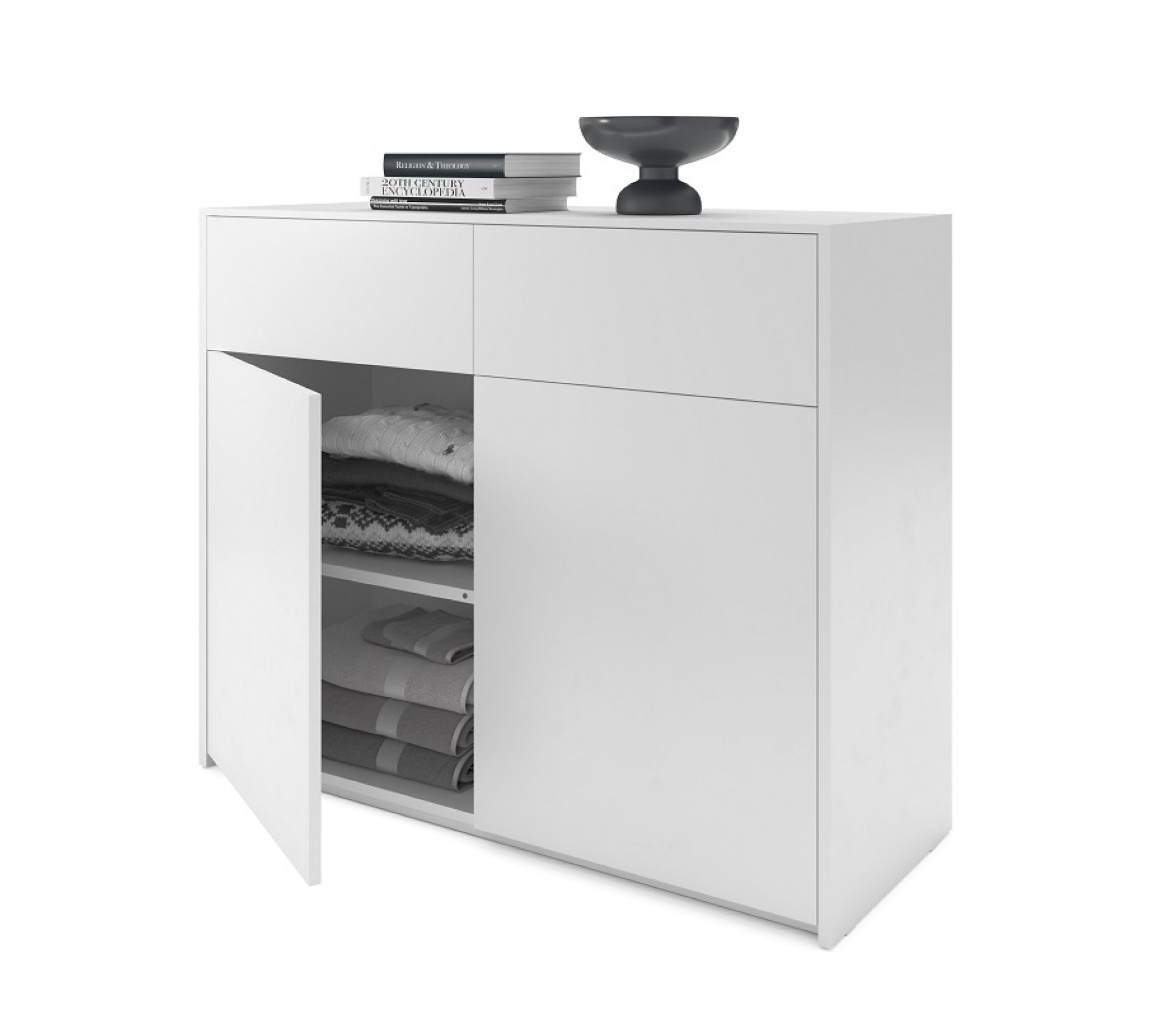 Modular Plus Kommode Dresser with 2 Doors and 2 drawers Müller Möbelwerkstätten